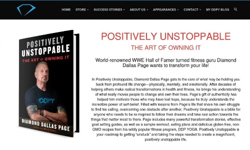 Positively Unstoppable Book Landing Page